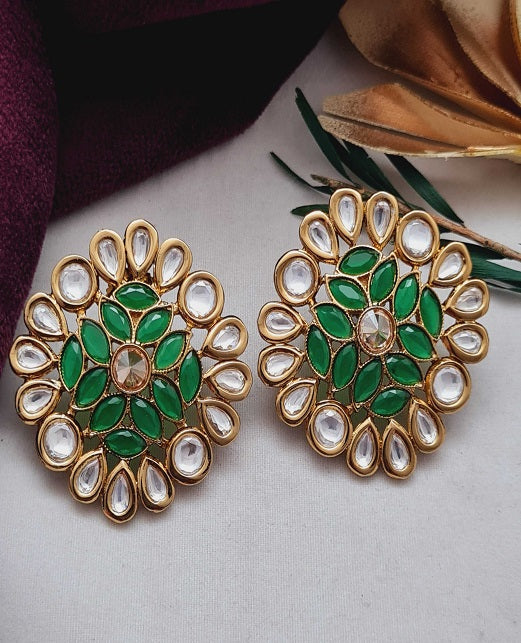 CRYSTAL KUNDAN STUDS