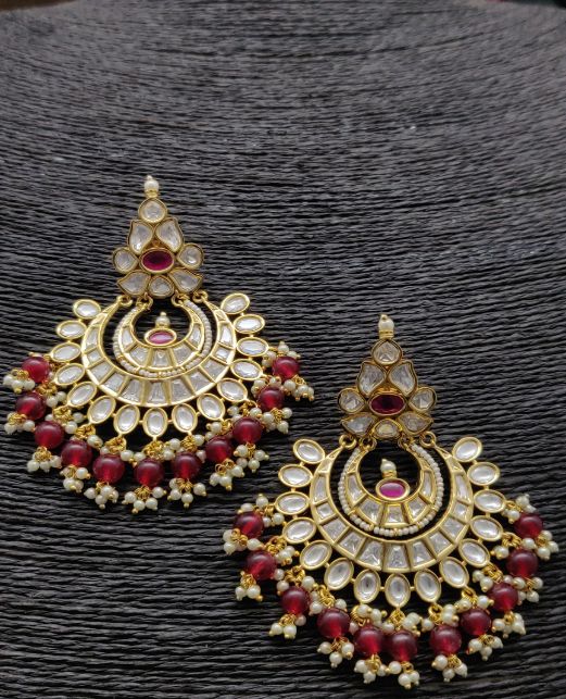 CHANDBALI KUNDAN EARRINGS