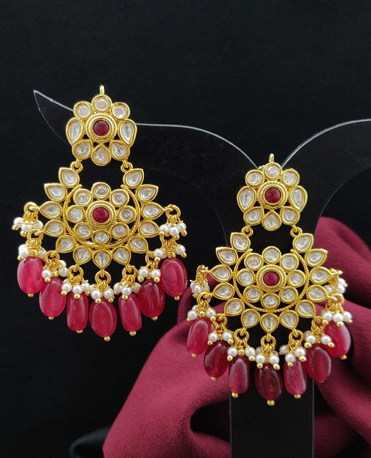 CHANDBALI KUNDAN EARRINGS