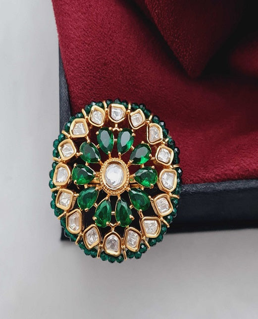 COCKTAIL CZ KUNDAN FINGER RINGS