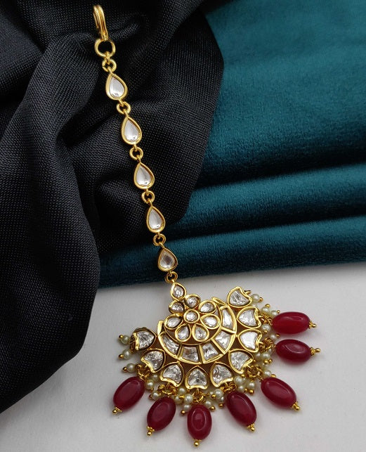 STYLISH KUNDAN MAANG TIKKA