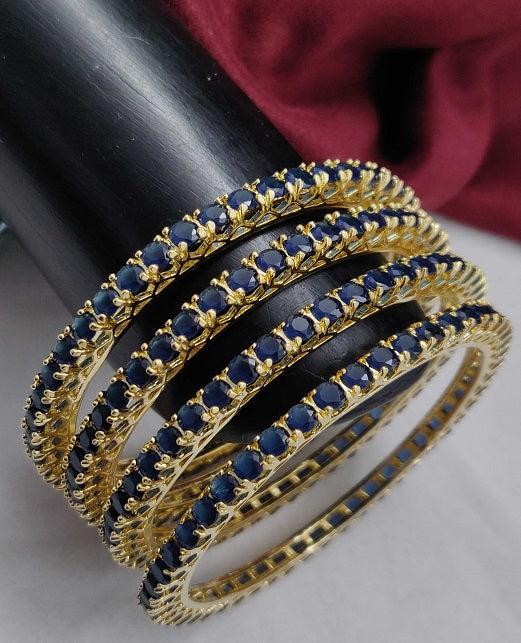 SOLITAIRE CZ 4PCS BANGLES