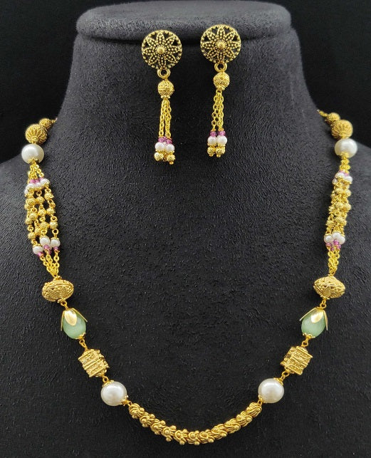 CHAIN BEADED ANTIQUE MALA SETS