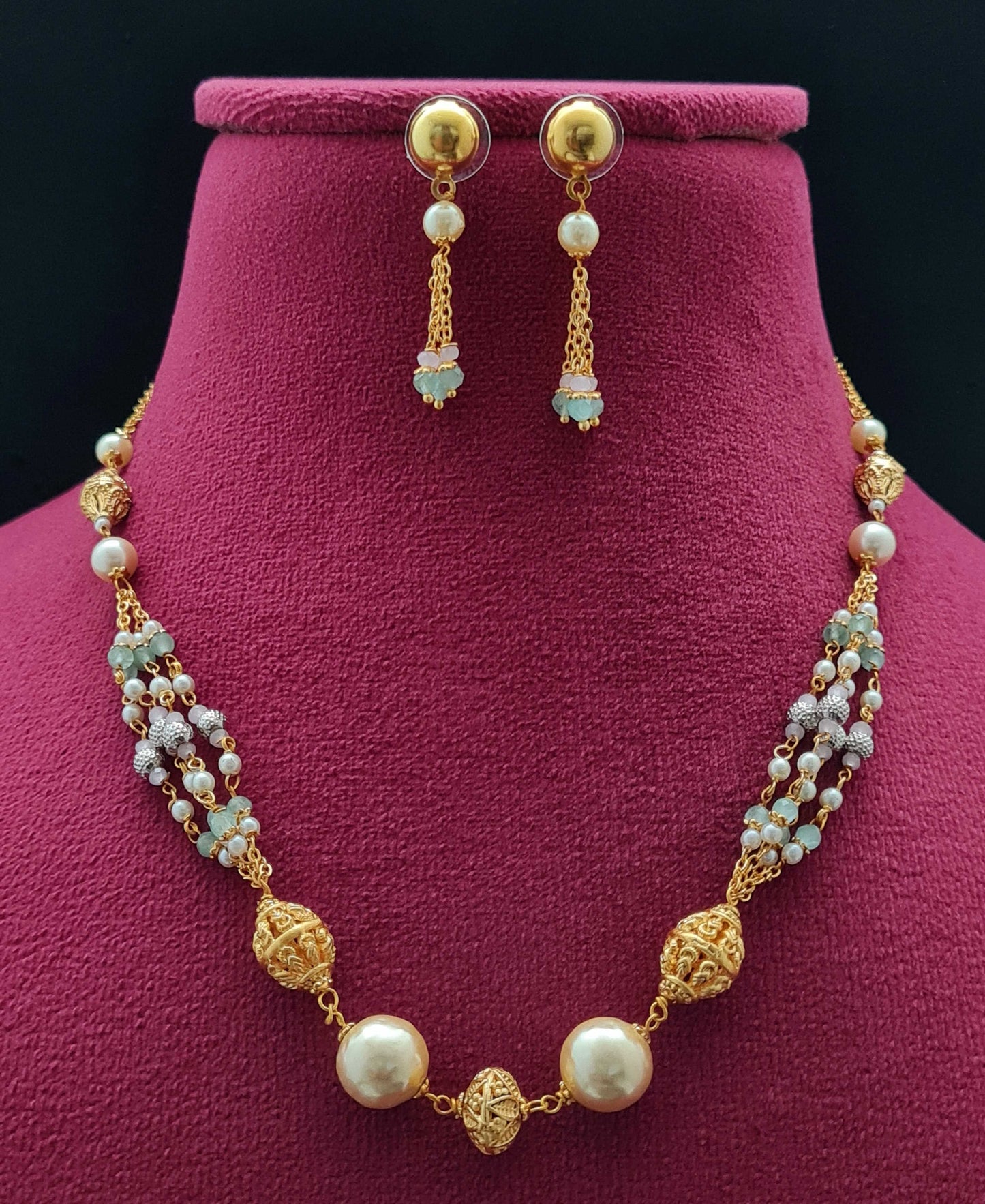 PEARL FANCY ANTIQUE MALA SETS