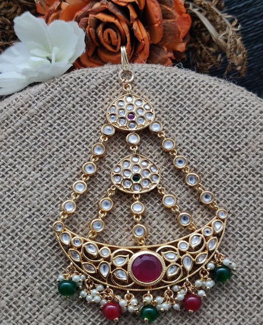 BRIDAL DROPS OF KUNDAN PASSA