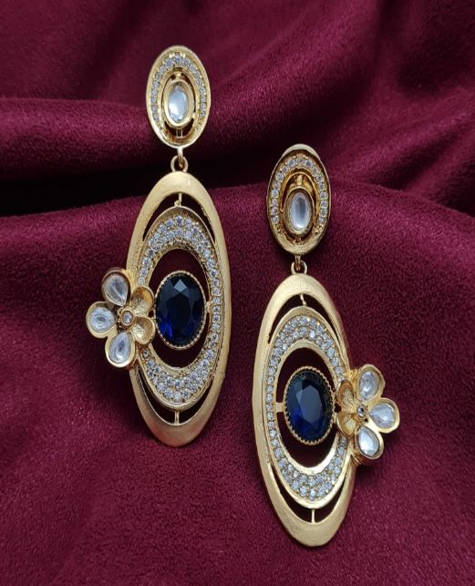 DANGLING KUNDAN EARRINGS