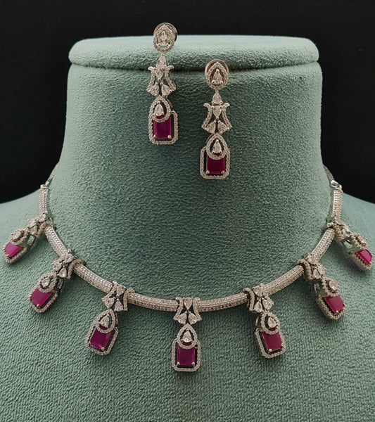 ELEGANT CZ NECKLACE