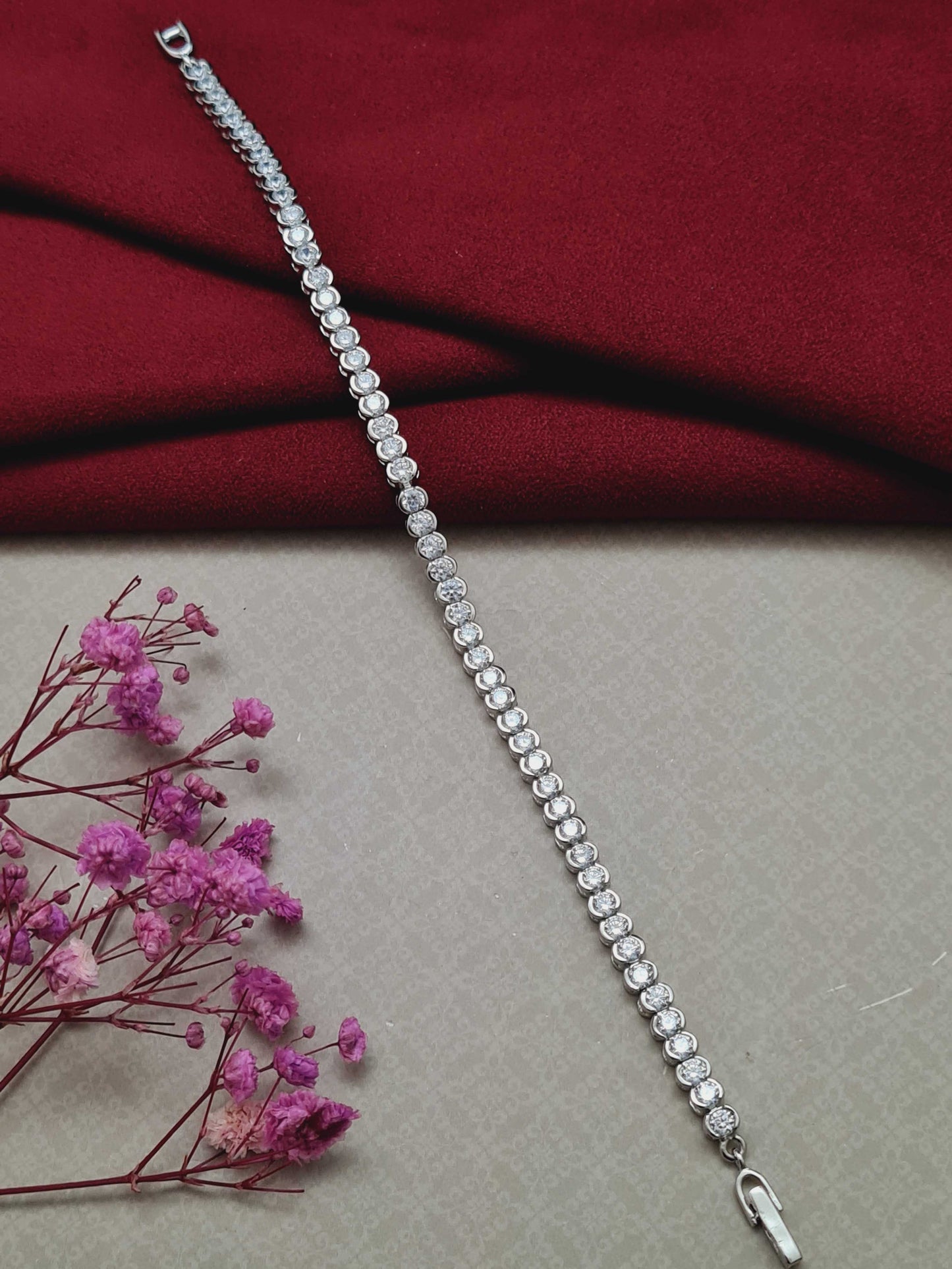 SOLITAIRE CZ TENNIS BRACELET