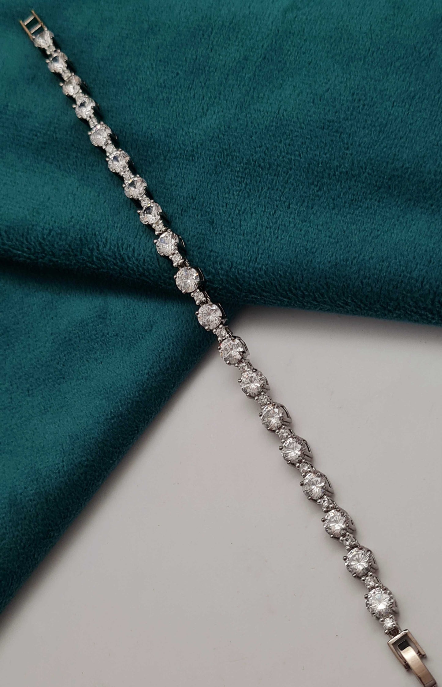 SOLITAIRE CZ TENNIS BRACELET