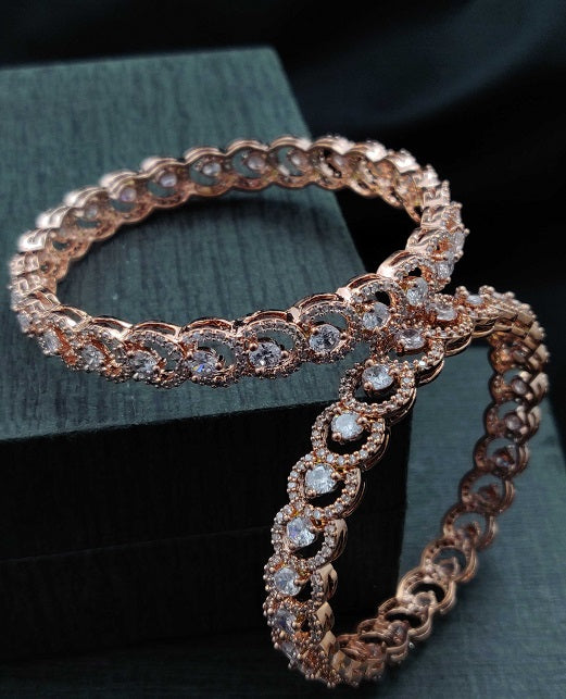 DELICATE CZ 2PC BANGLES