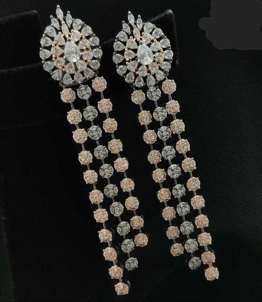 DANGLER CZ EARRINGS