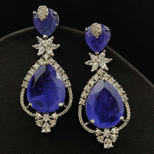 SHINY CRYSTAL CZ EARRINGS