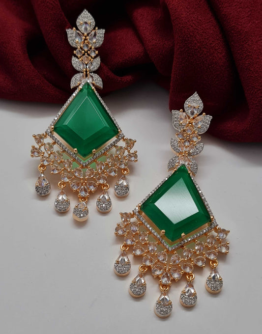 DANGLER CZ EARRINGS