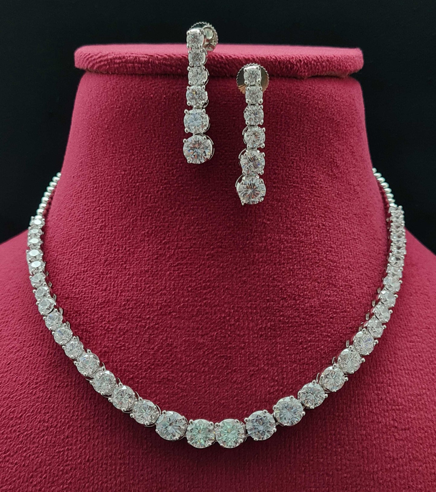 SOLITAIRE CZ NECKLACE