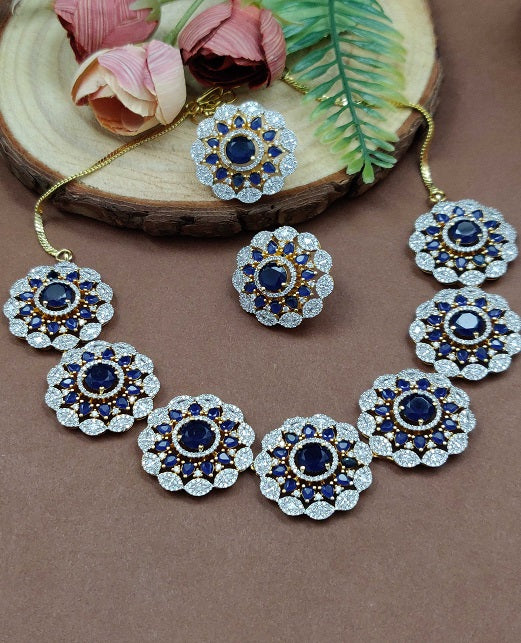 EMBELLISHED CZ NECKLACE