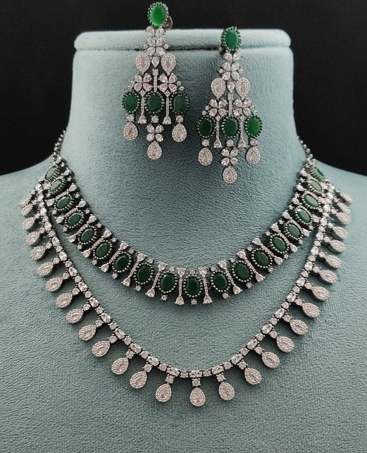 2 LAYER CLASSIC CZ NECKLACE