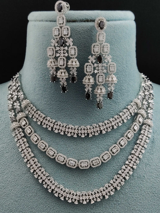 LAYERED GLORIOUS CZ NECKLACE