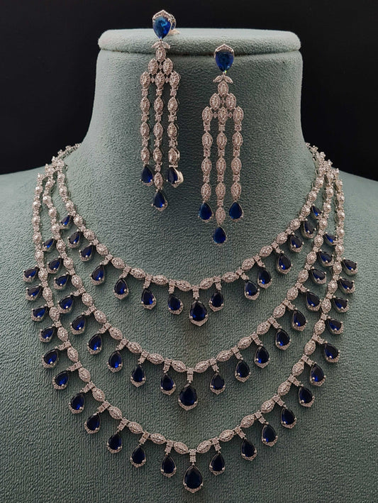 LAYERED GORGEOUS CZ NECKLACE