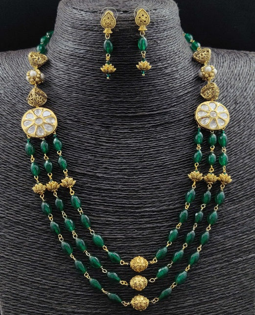 LAYERED KUNDAN MALA SETS