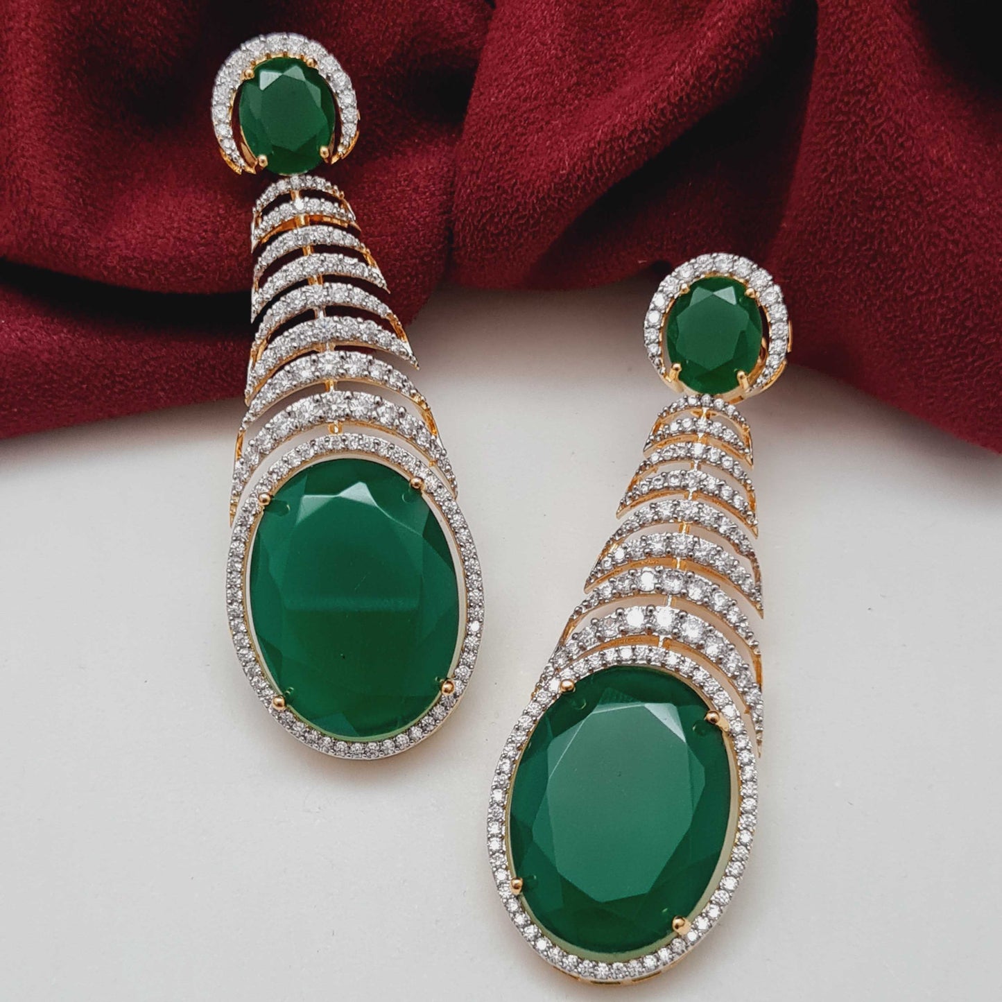 ELEGANCE CZ EARRINGS