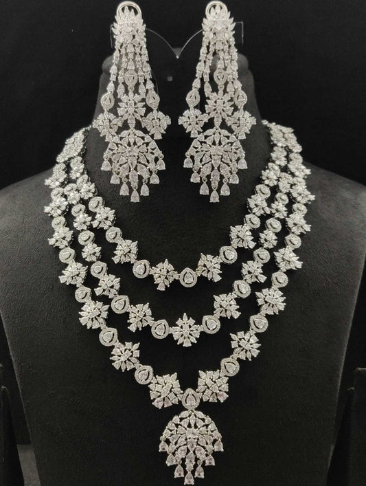 LAYERED ELEGANCE CZ NECKLACE