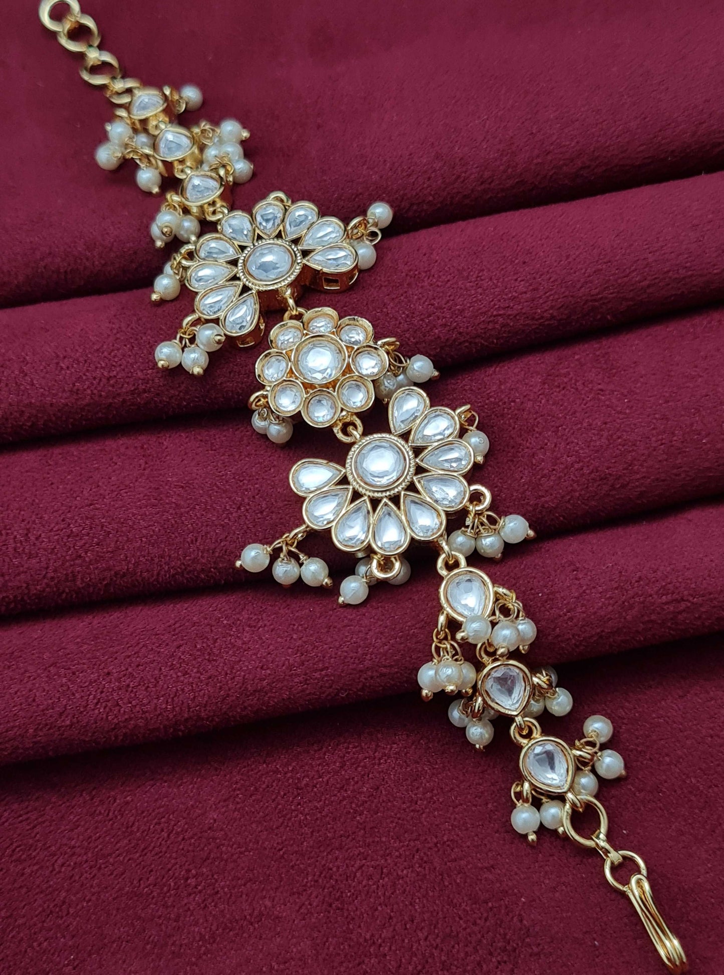 PEARL KUNDAN BRACELET