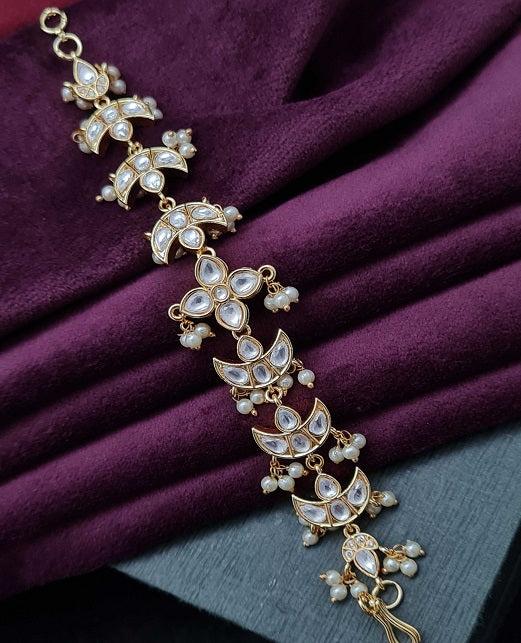 PEARL KUNDAN BRACELET