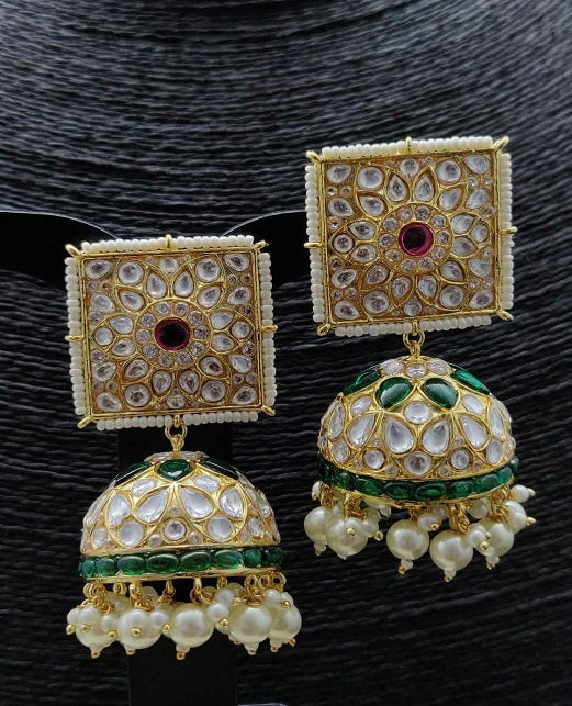 STYLISH KUNDAN JHUMKI