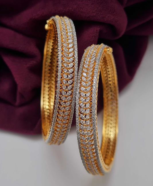 ELEGANT CZ 2PC BANGLES