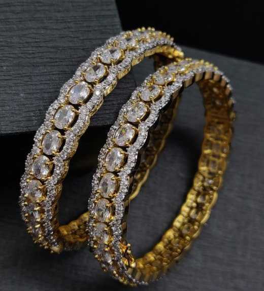 CLASSIC CZ 2PC BANGLES