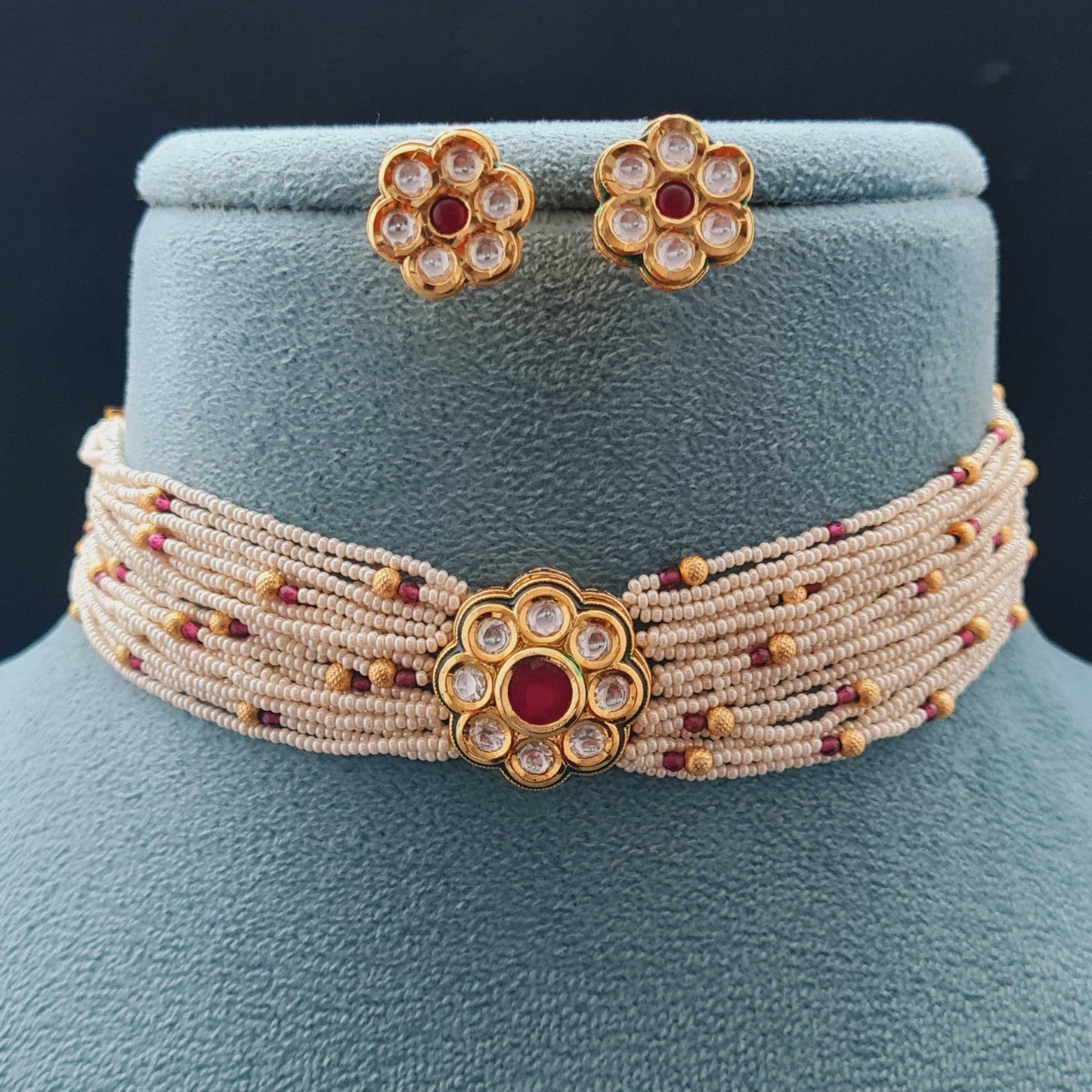 PEARL FANCY KUNDAN CHOKER